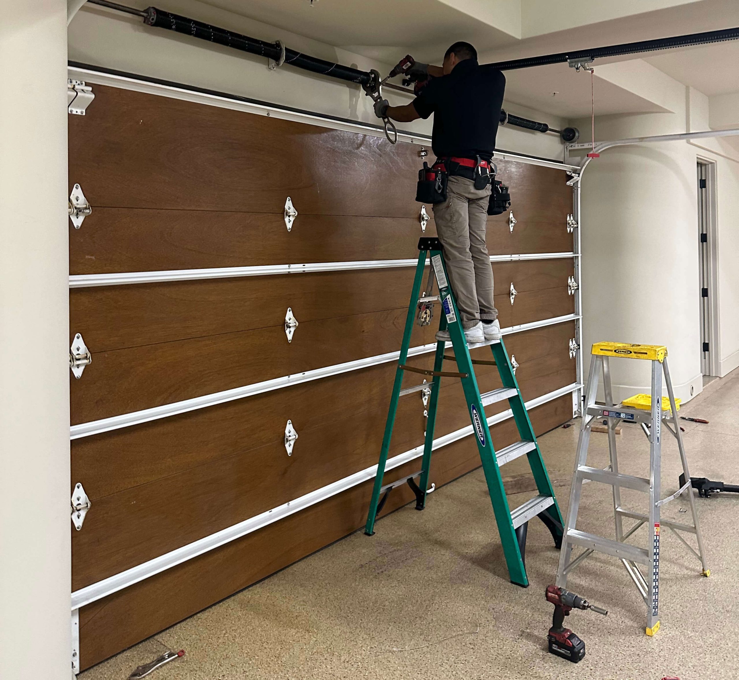 garage door squeaking over time.