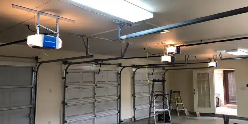 Lack of Lubrication on Moving Garage Door Parts