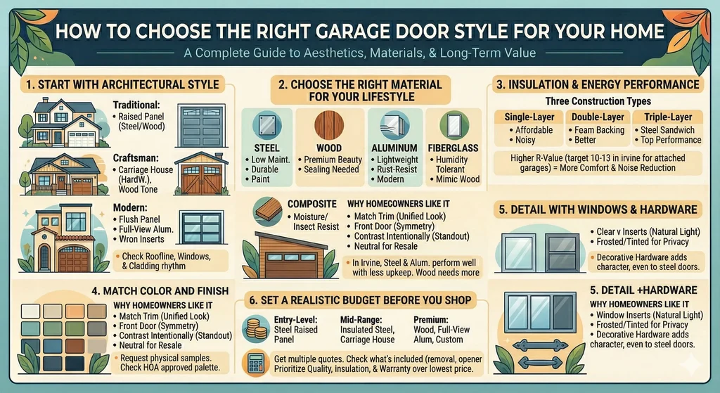 How to Choose the Right Garage Door Style for Your Home