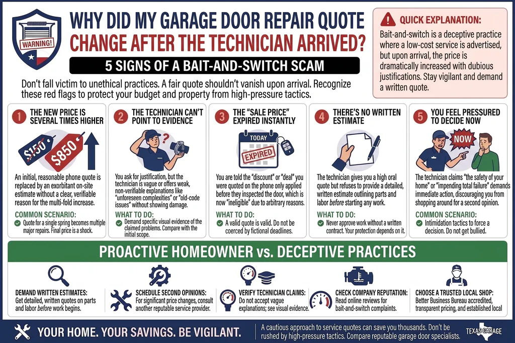Normal Price Adjustment vs. Bait-and-Switch Red Flag